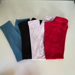 Kids lularoe leggings lot of 4